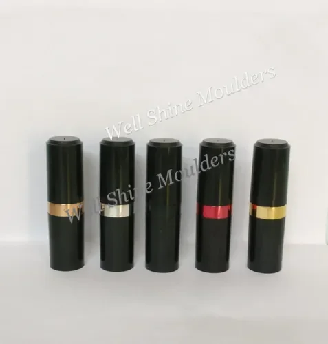 Black/Silver Ring Lipstick Container